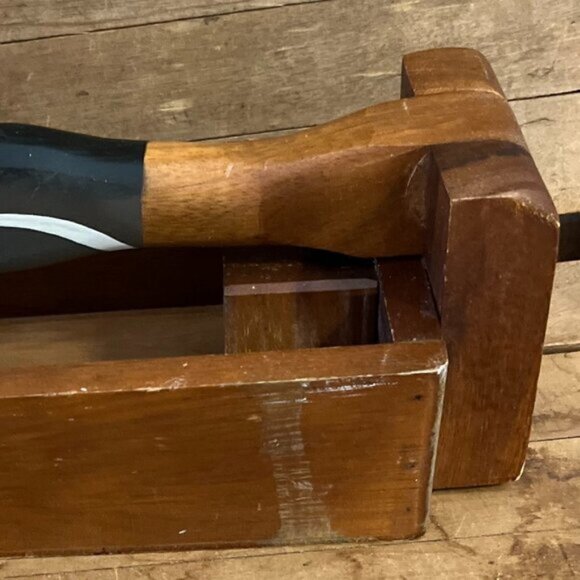 1950's Vintage Beautiful Maple Hand Painted Mallard Duck Nut Cracker - Picture 6 of 11